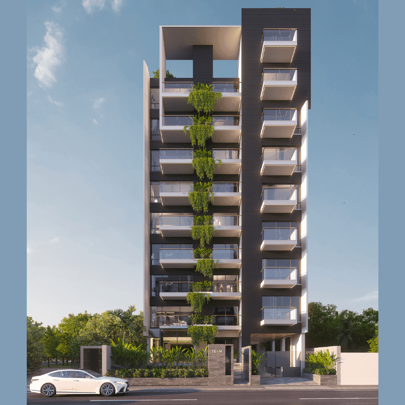 Jasmine Villa by Team Developers Ltd. – Exterior view of the luxurious villas in Dhaka